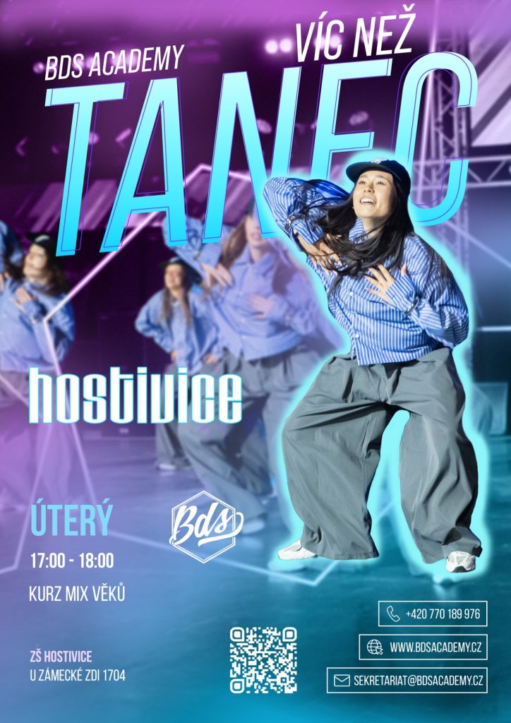 BDS Academy Hostivice – street dance kurzy pro děti, juniory a dospělé, rozvrh hodin