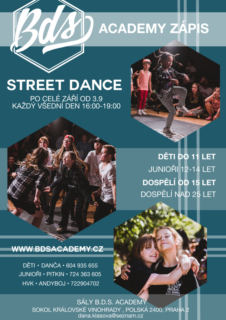 Street dance , BDS Academy Zápis